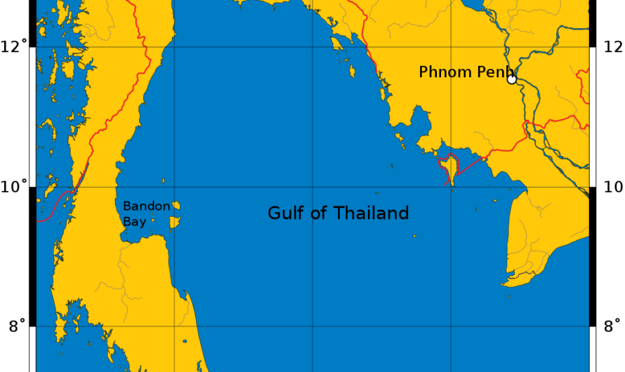 Occurrence and spatial scale of hypoxia in the upper Gulf of Thailand
